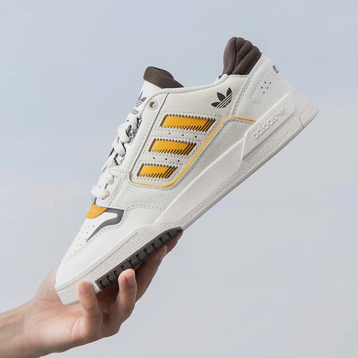 Adidas Official Authentic Three Stripes Unisex Retro Lace-Up Low-Top Sneakers JP5886