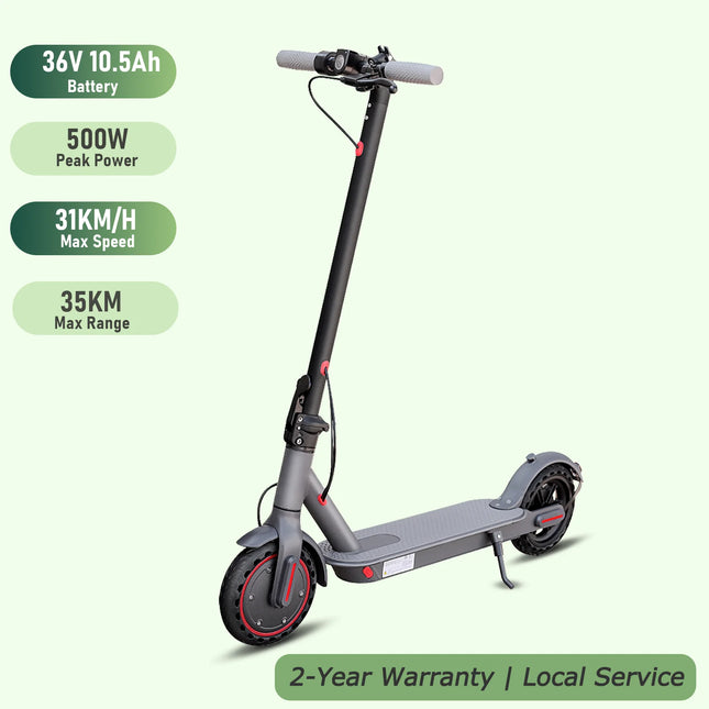 JUICEASE JB80 Scooter elettrico 500W Potenza di picco 35KM 31KM/H 36V10.5AH Batteria lunga Pneumatici da 8,5 pollici con Smart APP Pieghevole EScooter