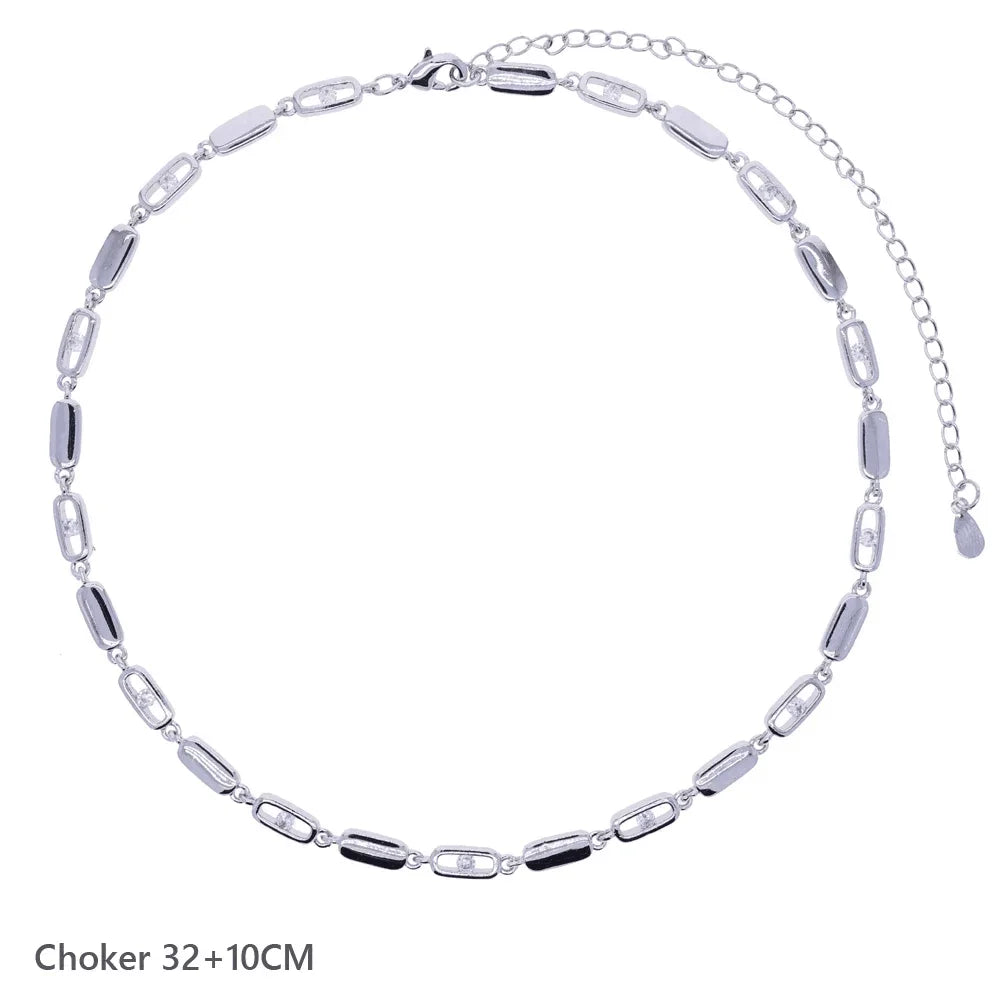 Nuovo speciale color oro Goccia d'acqua Bling Ovale CZ Collana girocollo Lariat Lunga barra a goccia a forma di Y Lunga nappa Gioielli da donna 2025