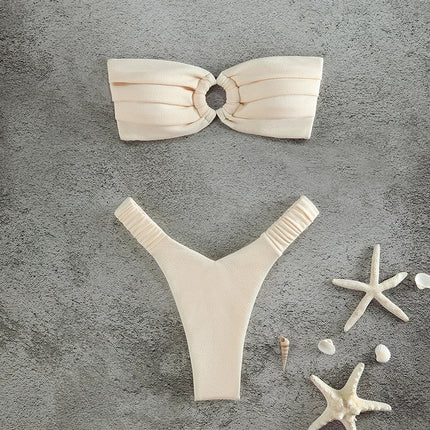 Micro Bikini Push Up Costumi da bagno donna 2024 Costumi da bagno femminili sexy Bikini brasiliano Perizoma Biquini Costumi da bagno Costumi da bagno solidi platinumshop