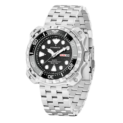 Orologio da uomo LIGE 2026 alla moda, orologio sportivo di lusso con quadrante grande, impermeabile, luminoso, al quarzo, con datario, per uomo, marca Foxbox platinumshop