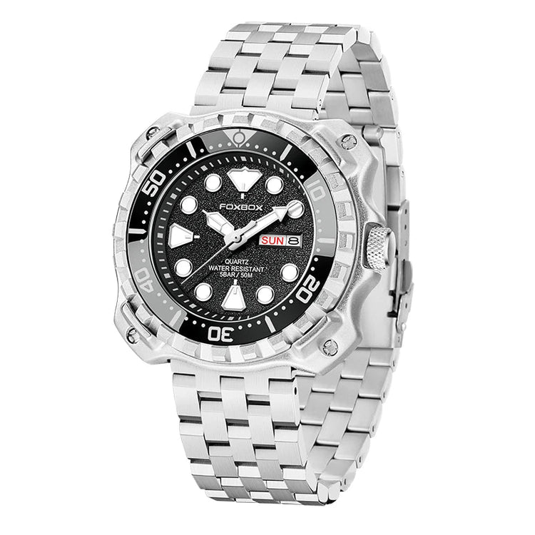 Orologio da uomo LIGE 2026 alla moda, orologio sportivo di lusso con quadrante grande, impermeabile, luminoso, al quarzo, con datario, per uomo, marca Foxbox platinumshop
