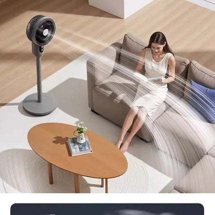 Ventilatore intelligente regolabile con 3 impostazioni di velocità Circolatore d'aria a basso rumore e ventilatore a torre Vento silenzioso e potente Ideale per il raffreddamento domestico