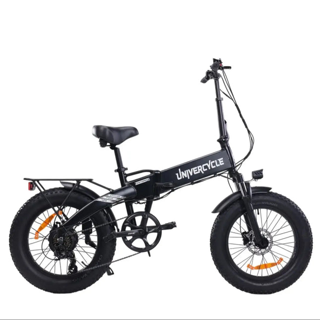Univercycle B1 SATURNO Bici Elettrica Pieghevole 20" Pneumatico Largo Batteria Rimovibile 48V 13Ah Motore Senza Spazzole 250W Cambio a 7 Velocità Freno a Disco Idraulico 25 KM/H