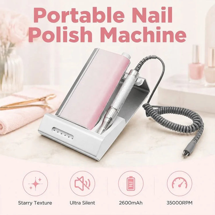 Brushless Nail Drill Professional Acrylic Gel Remover 35k RPM Nail Polish Machine Pedicure Polishing Tools