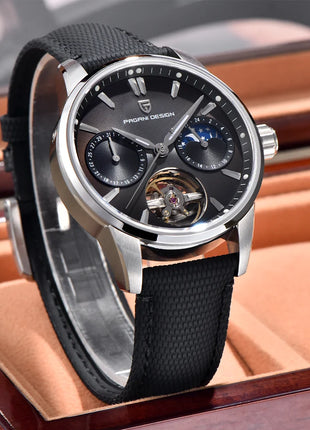 PAGANI DESIGN 41MM Orologio da uomo Orologio meccanico automatico di lusso Orologio da pilota impermeabile in acciaio inossidabile da 100 m PDYS021
