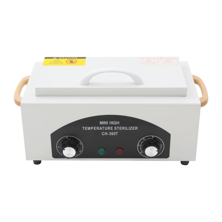 300W Metal Disinfection Cabinet, High Temperature Nail Tool Sterilizer, 31*20.5*17.5cm Cleaning Machine For SPA Salon Barber, Beauty Salons, Home