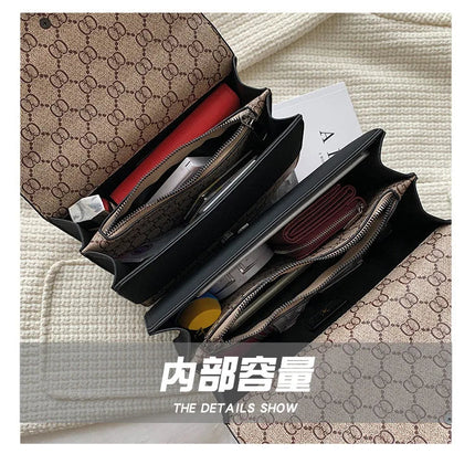 Fashion Popular Women's Bag Trend Brand Retro Chain Shoulder Bag High Quality Ladies Crossbody Bag Designer Luxury Handbag PlatiNum