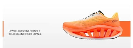 Xtep Light Boat MAX Scarpe da corsa leggere da uomo con rimbalzo e aumento dell'altezza, forza propulsiva più forte 874219110095
