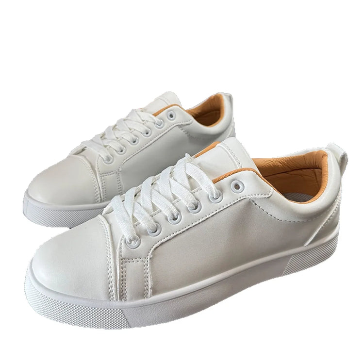 New Fashionable Men's Exquisite Red Bottom Casual Board Shoes for Youth and Students Soft Bottom Comfortable Running Sneakers