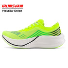 IRUNSVAN Christmas Limited Edition FullLength Carbon Plate Running Shoes TwoToneUnisex Ultrallightweight  Comfortable 24025 PlatiNum