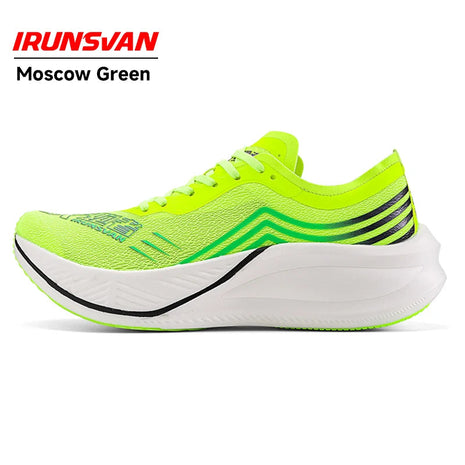 IRUNSVAN Christmas Limited Edition FullLength Carbon Plate Running Shoes TwoToneUnisex Ultrallightweight  Comfortable 24025 PlatiNum