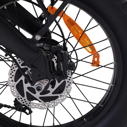 Univercycle B1 SATURNO Bici Elettrica Pieghevole 20" Pneumatico Largo Batteria Rimovibile 48V 13Ah Motore Senza Spazzole 250W Cambio a 7 Velocità Freno a Disco Idraulico 25 KM/H