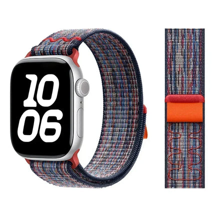 Cinturino in nylon per Apple Watch Ultra 3 49mm, bracciale iWatch 11 10 9 8 7 6 5 4 SE Sport NUOVO Design 42-46mm 45mm 44mm 41mm