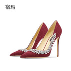 Wine red 10cm / 36 / China Mainland