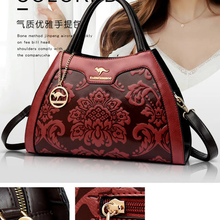 New Women Bag Luxury Designer Cowhide Handbags for Women Famous Brands Crossbody bag for Women Leather Shoulder Bags Sac a main PlatiNum