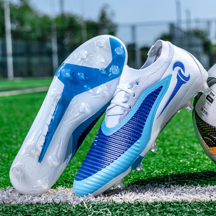 Nuovi Scarpini da Calcio per Uomo, Scarpe Sportive da Esterno per Ragazzi, Tacchetti Lunghi Antiscivolo Traspiranti, Scarpe da Calcio per Allenamento e Partite, Comode per Adulti