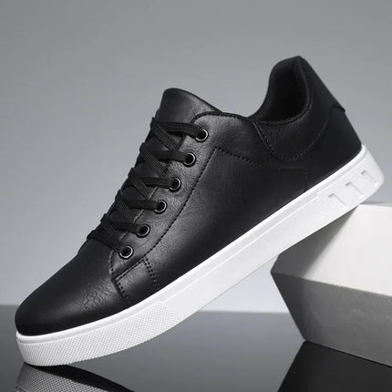 Classic Men Leather Casual Shoes High Quality Comfortable Platform Sneakers Men Flats Shoe Loafers British Jogging Shoe Hot Sale