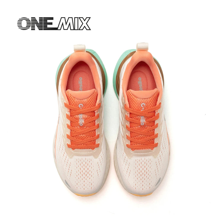 ONEMIX-Scarpe da corsa leggere per uomo e donna Scarpe sportive con ammortizzazione stabile Scarpe da passeggio resistenti alle rimbalzo Novità all'aperto PlatiNum
