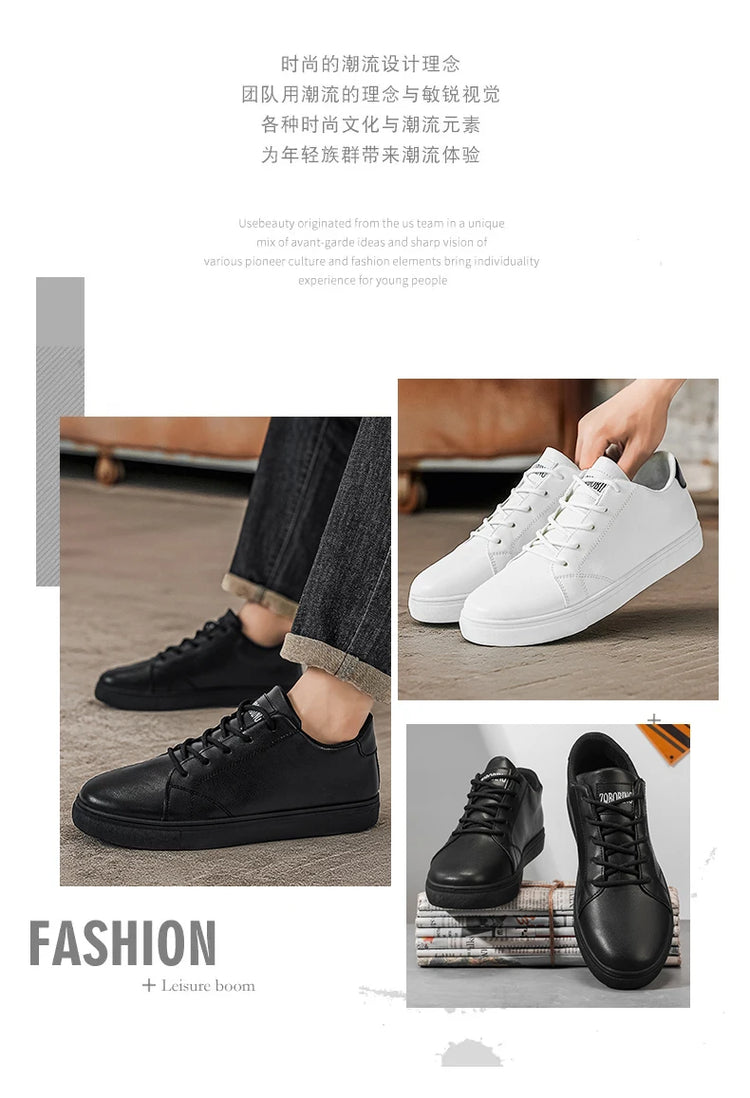 2026 Spring and Autumn Large Size New Trendy Men's Shoes Korean Style Breathable Versatile White Shoes Running Youth Casual Sports Shoes