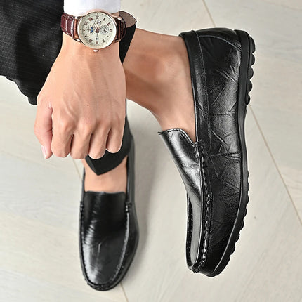 Scarpe Casual da Uomo in Pelle PU, Nuovi Arrivi, Mocassini Leggeri e Comodi, Scarpe da Guida e da Cerimonia, Slip-On