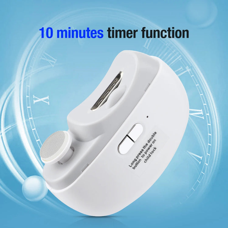 Electric Nail Clipper 2 in 1 Safety Automatic Fingernail Trimmer With Light 2 Speed Portable Nail Polishing for Kids Adults