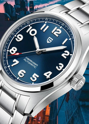 PAGANI DESIGN 38MM NH35 PD1717 V2 Orologi meccanici automatici da uomo Orologio da polso da uomo in acciaio inossidabile impermeabile con zaffiro 200 m impermeabile
