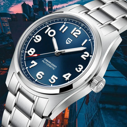 PAGANI DESIGN 38MM NH35 PD1717 V2 Orologi meccanici automatici da uomo Orologio da polso da uomo in acciaio inossidabile impermeabile con zaffiro 200 m impermeabile