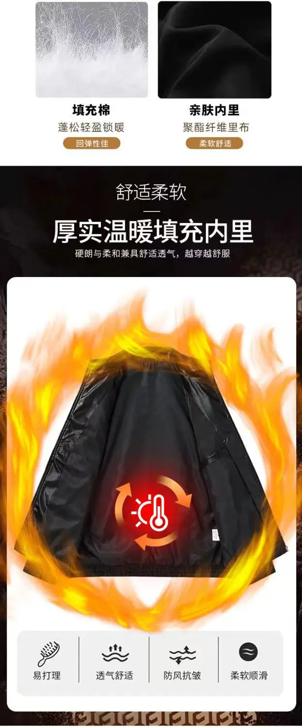 Giacca calda Ferrari F1 da uomo, look retrò motociclistico.