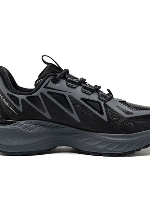 ONEMIX Scarpe casual da uomo autunno inverno Scarpe da trekking antiscivolo e resistenti all'usura con assorbimento degli urti morbido ed elastico PlatiNum