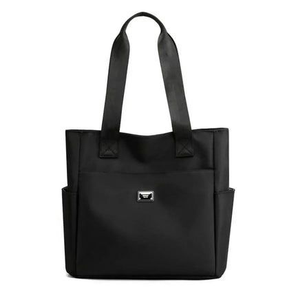 High Quality Large Capacity Handbag Tote Bags Lightweight Waterproof Nylon Shoulder Bag For Work School And Travel Shoulder Bags PlatiNum