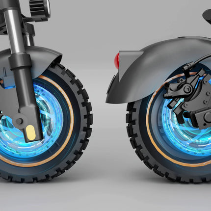 Monopattino Elettrico 800W, Batteria 48V 15.6Ah, Autonomia 55km, Doppia Sospensione, Pneumatici da 10 Pollici, Freno a Disco, Pieghevole, Carico Massimo 120kg