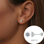 Silver 0.5CT X 2