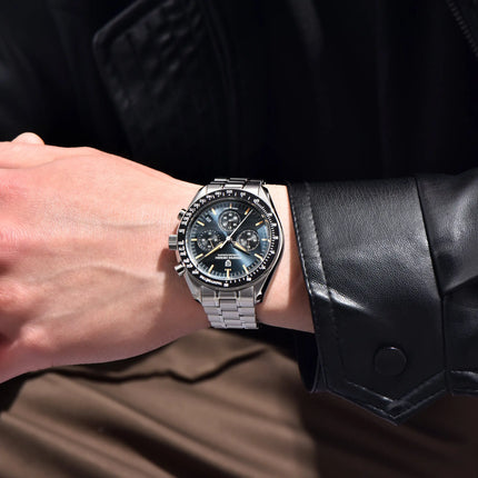 Nuovo Orologio PAGANI DESIGN Moon 2026, Orologio al Quarzo di Lusso alla Moda per Uomo, Cronografo Sportivo in Acciaio Inossidabile