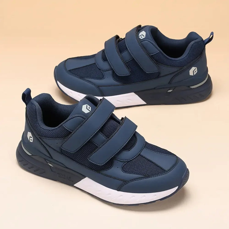 Scarpe da ginnastica FitVille da uomo a punta larga, basse, antiscivolo, leggere, per piedi gonfi, con supporto per l'arco plantare