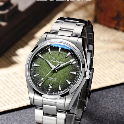 ADDIESDIVE Luxury 39mm Men Automatic Watch 8215 Mechanical BWG9 Super Luminous 100m Waterproof Watches Bubble Glass Men‘s Watch
