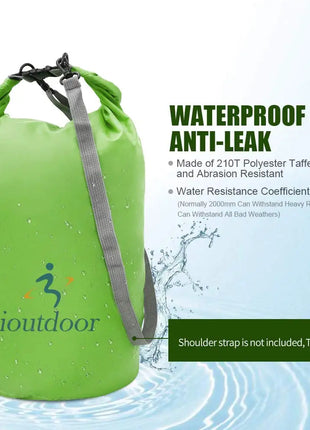 Sac étanche 2L5L10L/20L40L70L, sac étanche petit et léger pour kayak, natation, pêche, rafting, flottant