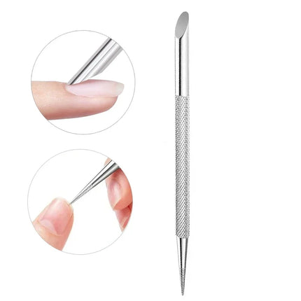 Stainless Steel Diamond Grit Nail File for Hard Thick Nails Durable Hypoallergenic Manicure Pedicure Tool Reusable Finger Toe Ca 2026