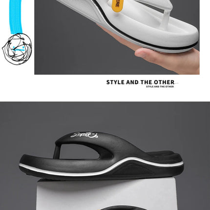 New Men's Women's Slippers Flip Flops Indoor Outdoor Beach Sandals Super Soft Bottom Slides Non-Slip Thick Sole Men's Slippers