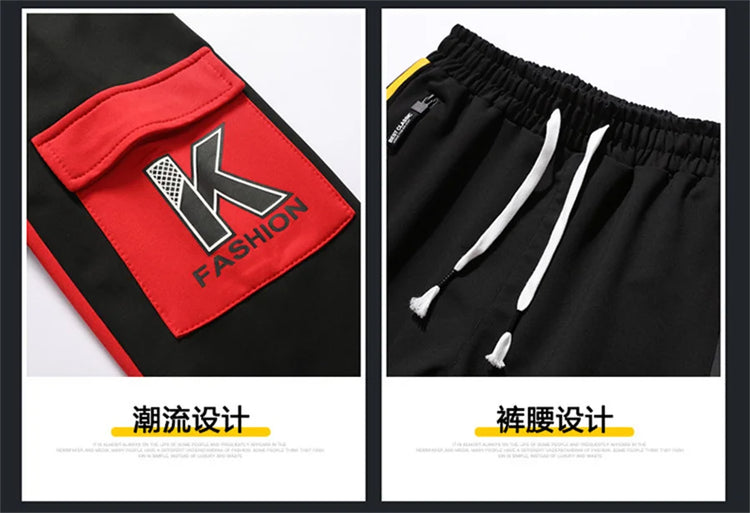 2027 New Style Men Cardigan and Pants Casual 2 Piece Set Sportswear Spring and Autumn Men's Clothing Printed Tracksuits Hoodies