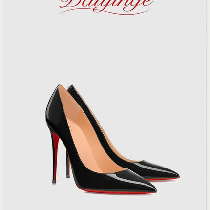 Tacchi da Donna 2026 Nuovi di Lusso Firmati di Alta Qualità con Suola Rossa, Tacchi Alti a Punta, Stiletto, Scarpe Eleganti Sexy da 12 cm