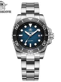 ADDIESDIVE New Watch 41mm Stainless Steel Diving Watches BWG9 Super Luminous 200m Waterproof Classic Quartz Wristwatch For Men
