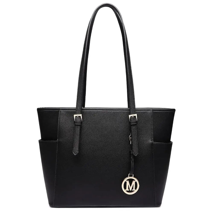 Miss Lulu Handbag DONNA, borsa shopper grande, borsa a tracolla con tracolla regolabile, versione migliorata