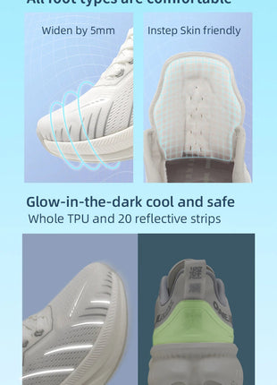 ONEMIX Nuove scarpe da corsa ammortizzanti per uomo Runner pesanti adatti Stringate Sport Donna Scarpe da ginnastica da uomo atletiche all'aperto antiscivolo PlatiNum