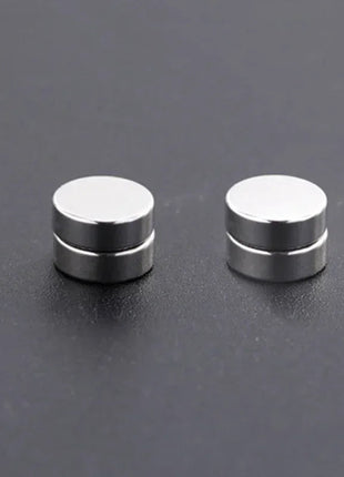 1/3 paia di orecchini magnetici per uomo e donna, magnete CZ nero, orecchino a clip non penetrante, orecchino a magnete rotondo senza piercing platinumshop