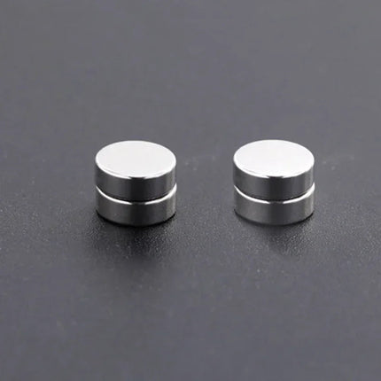 1/3 paia di orecchini magnetici per uomo e donna, magnete CZ nero, orecchino a clip non penetrante, orecchino a magnete rotondo senza piercing platinumshop