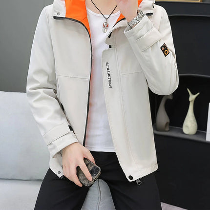 Men's Autumn/Winter Jackets New Arrived Trendy Brand Couple Jacket Men's Women's Handsome Casual Hooded Work Jacket Coat