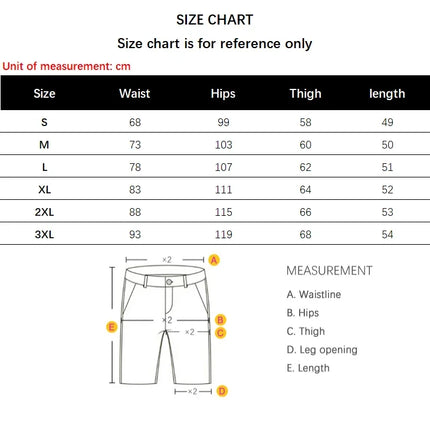 Pantaloncini di jeans alla moda retrò estivi per uomo Jeans corti multitasche larghi con gamba dritta con elastico in vita e coulisse da uomo