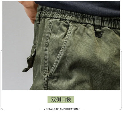 CAAYU Joggers Cargo Pants Men Casual Y2k MultiPocket Male Trousers Sweatpants Streetwear Techwear Tactical Track Black Pants Men