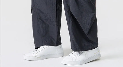Pantaloni estivi da uomo Haori Harajuku Pantaloni a gamba larga con elastico in vita Pantaloni comodi da uomo oversize per sport all'aria aperta Pantaloni da jogging Streetwear
